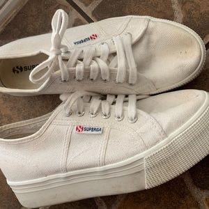 Superga platform sneakers size 8.5 women